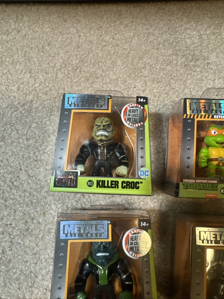 "Lote de 5 figuras de metal de 2,5"" de Jada Toys". Escuadrón Suicida TMNT NUEVO PRECINTADO Foto 2 de 4