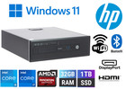 CHEAP FAST Windows 11 Pro SFF Desktop PC CORE i7 AMD R7 32GB DVD 1TB SSD WIFI 11