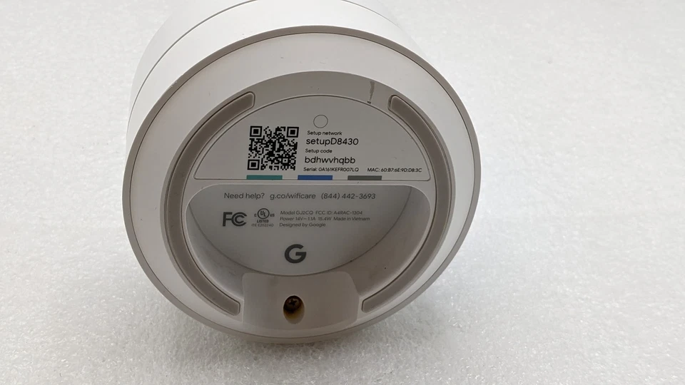 Google WiFi AC1304 Dual-Band Wi-Fi Point Router - GJ2CQ (No Power Cord) - Image 3 of 4
