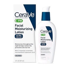 CeraVe Facial Moisturizing Lotion PM Ultra Lightweight 3 oz