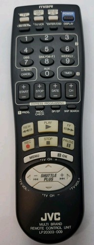 Original JVC LP20303-009 Fernbedienung HRS3600U HRVP675U SRTS1U HRVP979U