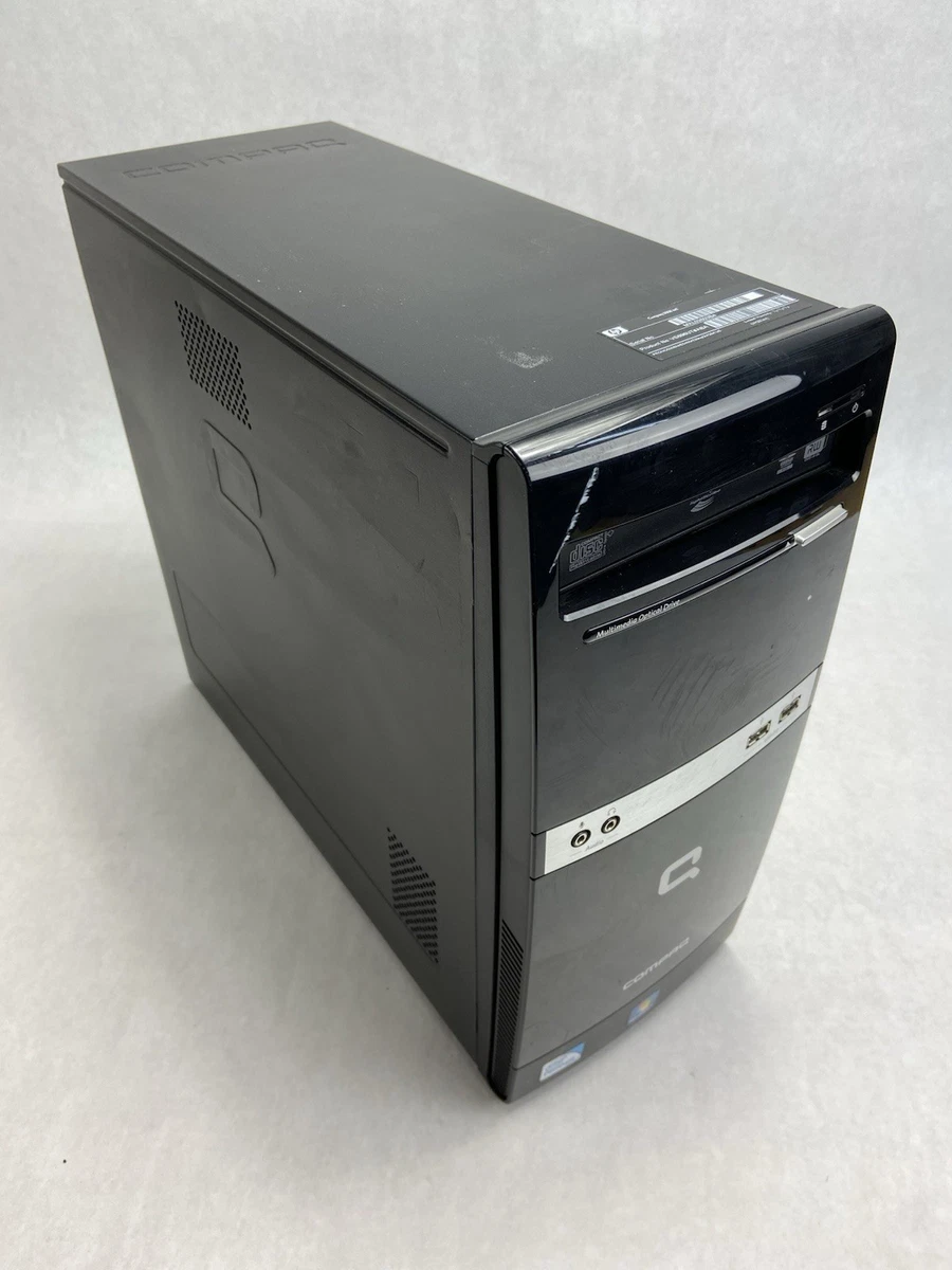 PC Bureau HP COMPAQ CQ1160FR – AMD E-450, 4 Go DDR3, HDD 500 Go, Windows 10 Famille – Micro Tour Occasion (bureautique, Internet, Radeon HD 6320, Garanti 6 Mois)