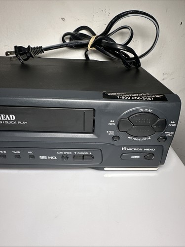 Emerson EWV401B VCR Video Cassette Recorder VHS Player - NO REMOTE - - Picture 2 of 8