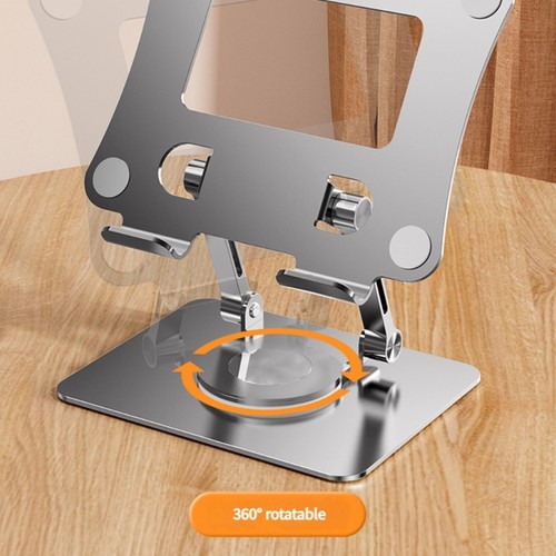 Adjustable Computer Stand with 360 Rotating Base Foldable Laptop Stand for Desk - Afbeelding 7 van 11