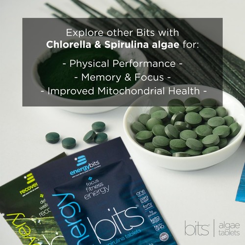 VITALITYbits Organic Blended Spirulina & Chlorella Tablets 1000 Tablets Bag - Picture 2 of 6