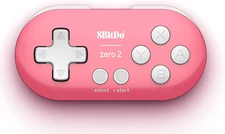 8Bitdo Zero 2 Bluetooth Key Chain Sized Mini Controller for Nintendo Switch, Win