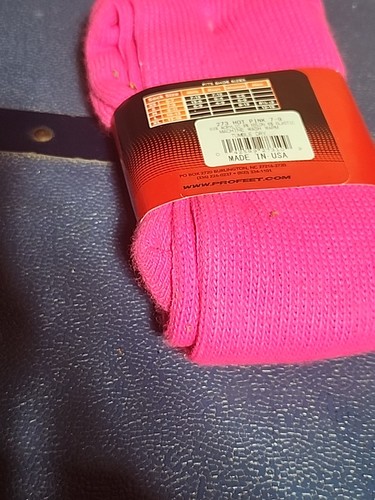 Pro Feet Multi Sport Socks Hot Pink Boys Girls Size S | 1 Pair NWT - Picture 2 of 2
