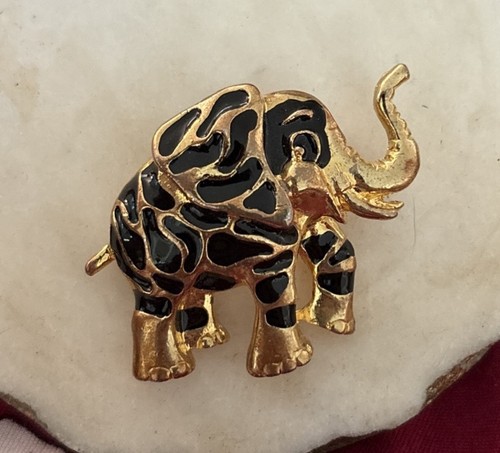 (10) lotto spille spille vintage strass porcellana elefante smalto Trifari - Foto 6 di 11