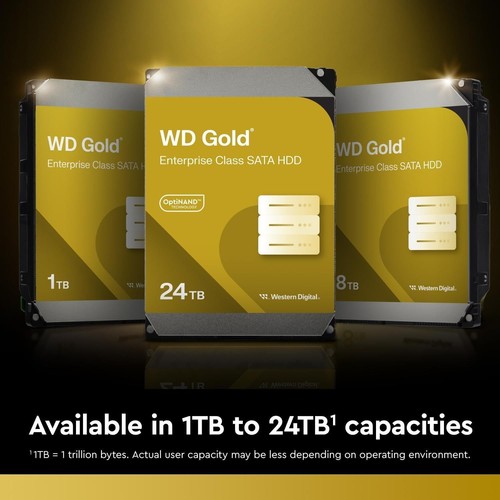 4TB Gold Enterprise Internal Hard Drive 7200RPM SATA 6Gb/s 256MB Cache - Picture 6 of 9
