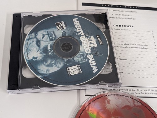 Wing Commander III: Heart of the Tiger (1997) Electronic Arts (4) CD-ROM PC Game - Picture 4 of 4