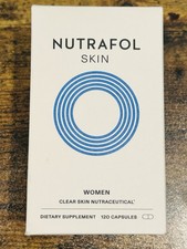 NUTRAFOL SKIN Women Clear Skin Nutraceutical 120 Capsules New in Box NIB