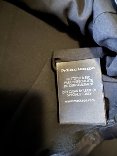 Mackage Montreal Womens Short Sleeve Black Leather Top Shirt Size Small/Petite - Picture 10 of 10