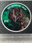 Necrowolf Zombucks Colorized 1 Troy Ounce .999 Fine Silver- Only 1200 Minted
