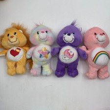 Vtg Lot Of 4 Care Bears 8 Inch Sweet Dreams Cheer Bear Brave Heart True Heart