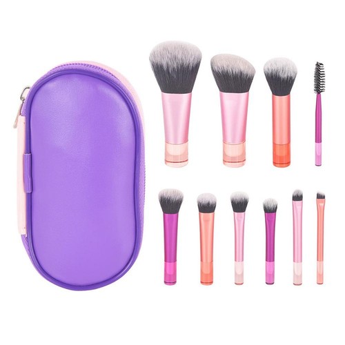 10pcs Makeup Brush Set Cosmetic Brushes Make Up Eyeshadow Foundation Set - Picture 5 of 12