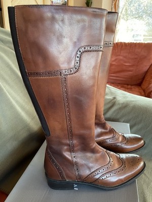 Damen Lederstiefel Stiefel  Bata Gr. 39 wie NEU
