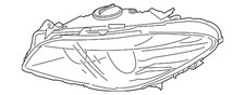 Genuine BMW Composite Headlamp 63-11-7-343-906