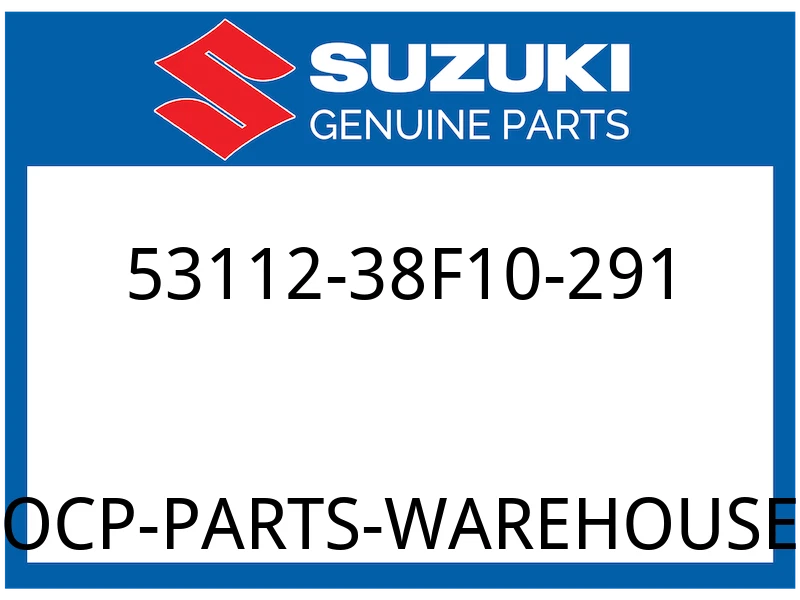 Suzuki OEM Part 53112-38F10-291 COVER, SIDE RH (BLACK)