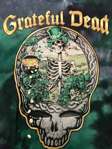 GRATEFUL DEAD CELTIC Irish TIE DYE T-SHIRT Size Small - Picture 2 of 7