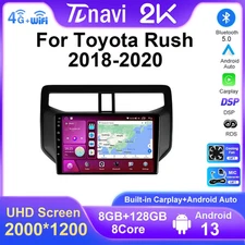 For Toyota Rush Android Auto Carplay Car Radio GPS Navi Multimedia Player Screen