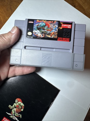 Street Fighter II  SNES  1992 Super Nintendo - Video Game, Manual + Dust Cover - Picture 18 of 18