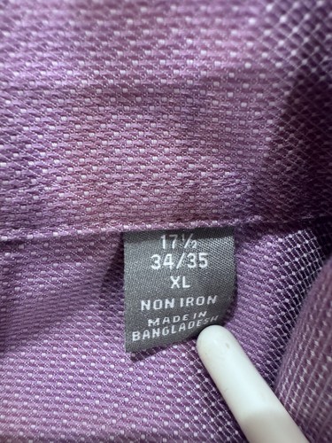 Camicia elegante uomo Michael Kors bottoni vestibilità regolare softair elasticizzata 17,5 34/35 - Foto 9 di 11