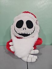 Nightmare Before Christmas Jack Skellington Santa Plush Tree Topper Hugger 11.5"