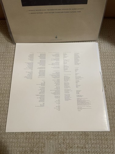 Depeche Mode Music For The Masses Rare Clear Colored Vinyl 12" Record Mute UK - Picture 4 of 4