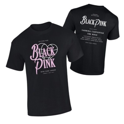 アイドル BLACKPINK HEART T-SHIRT TOKYO BLACKPINK HEART T-SHIRT TOKYO