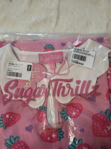 Sugar Thrillz Strawberry Print Sweet or Treat Dress NEW Size Small - Picture 2 of 3