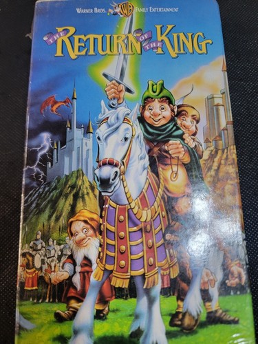 THE RETURN OF THE KING  (1980)    NEW/SEALED ANIMATED VHS  ULTRA RARE BOX - Imagen 1 de 16