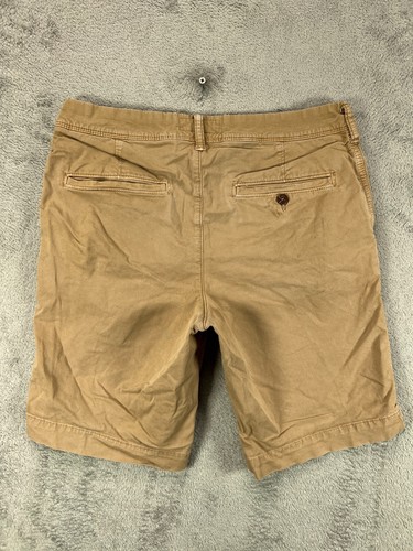 American Eagle Mens 30 Khaki Shorts Classic Chino Flex Stretch Flat 9 Inseam - Picture 6 of 17
