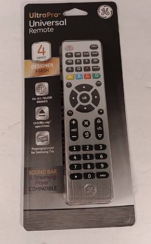 GE Ultra Pro 33709 4 Device Universal Remote Control NEW SEALED - Picture 2 of 4