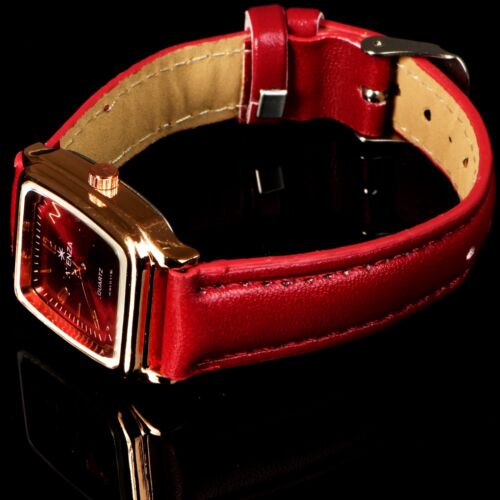 Orologio da polso donna classico retrò quadrante quadrato pelle analogico quarzo donna piccolo - Foto 20 di 44