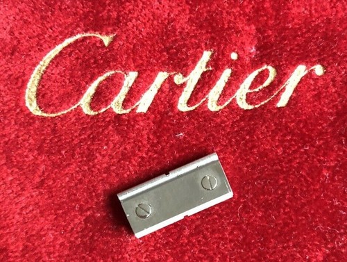 1 x acero genuino Cartier Santos segundo eslabón 17 mm 10361812 - Imagen 4 de 8