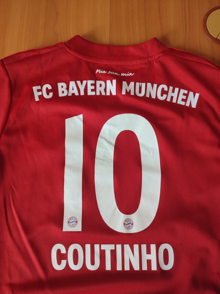 Bayern Munchen No10 Coutinho Away Kid Jersey