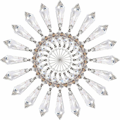 20X Crystal Chandelier Lamp Prism Fairy Hanging Drop Pendant w/ Icicle Crystals - Picture 71 of 77