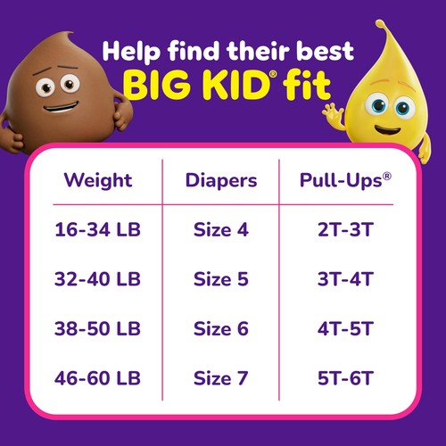 48 Count Pull-Ups Girls' Potty Training Pants, Size 5T-6T Training Underwear - Picture 2 of 9