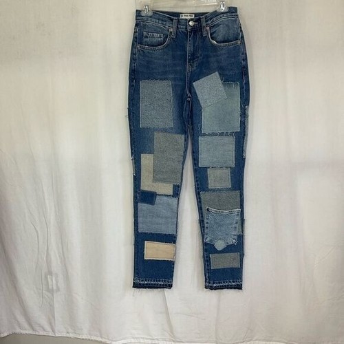 NEU Free People We The Free Bare With Me Patchwork Mid Rise Jeans 25 - Bild 5 von 15