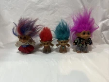 vintage troll Dolls lot of 4