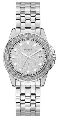 Guess Watches Ladies Sprinkle Women S Quartz Stainless Steel Watch W1235l1 91661494857 Ebay