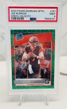2020 Panini Donruss Optic - Rated Rookies Green Velocity #151 Joe Burrow PSA 9 !