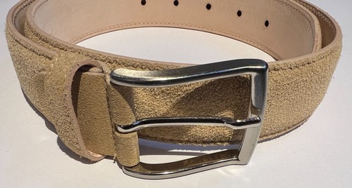 Fioriblu beige Wildleder Unisex Gürtel - Bild 2 von 3