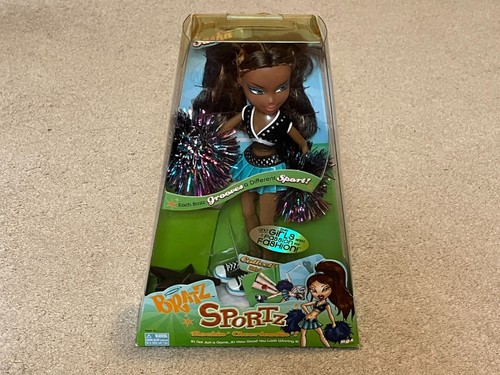 Neu BRATZ Sportz SASHA Rockin' Cheerleadin'! MGA 2005 Vintage Seltene NIB 294122