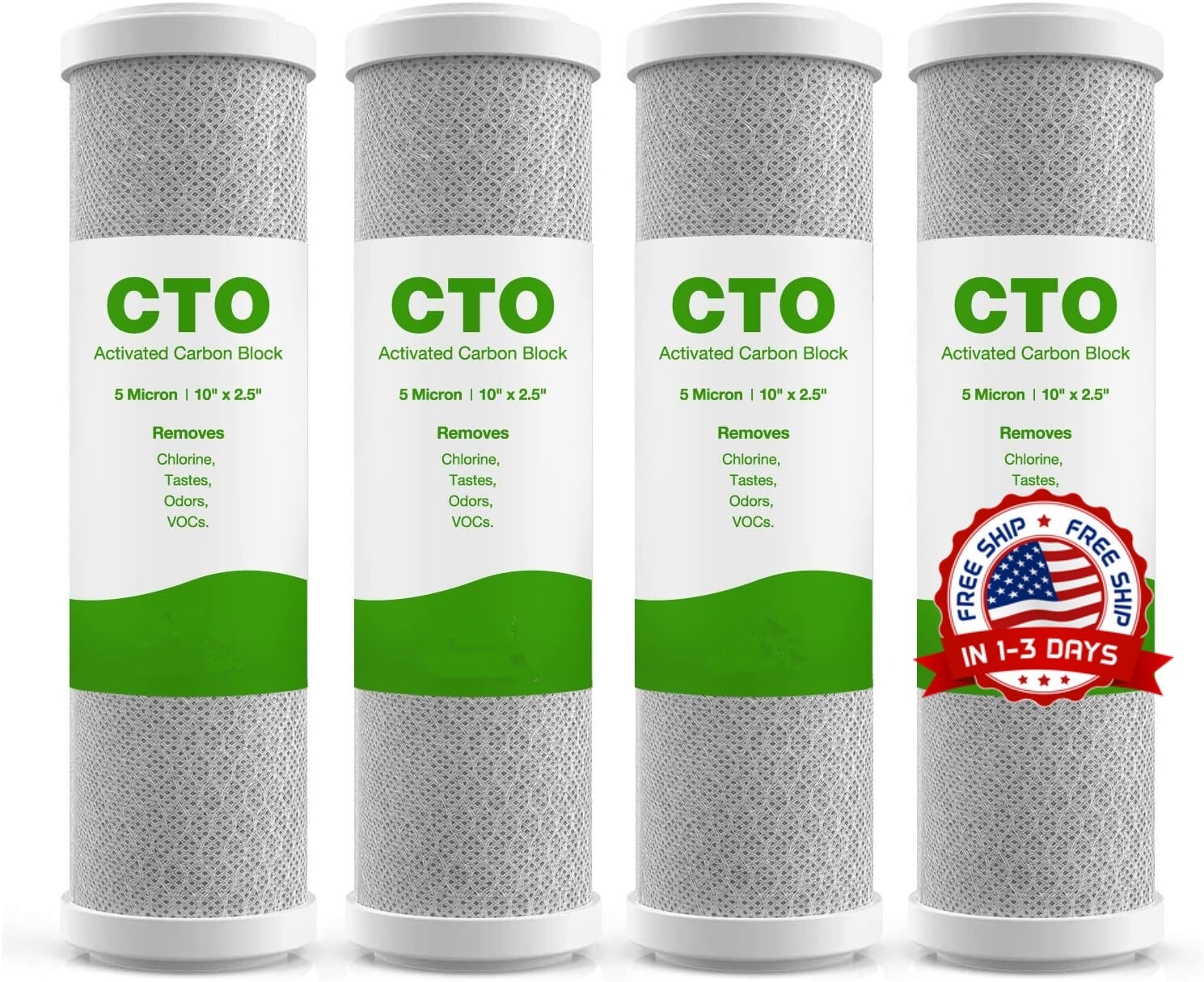 Cartucho De Filtro Agua 5 Micras Reemplazo Purificador Encimera UNIVERSAL 10