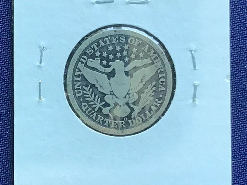 1897-O Barber Silver Quarter E8329 - Imagen 4 de 4