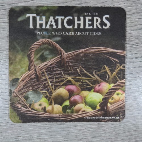Thatchers Cider 3 x Vintage Beer Mats Pub Bar Coaster Breweriana - Picture 3 of 6