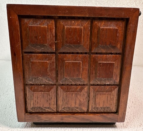 Vtg 1970s Western Electric Stowaway Push Button Telephone In Wood Case Tested - Picture 11 of 15