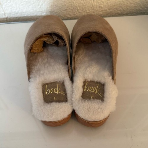 BEEK Mallard Shearling clogs slippers size 6 brand new - Picture 7 of 8