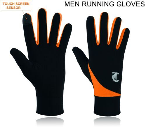 Gants d'hiver coupe-vent gants de course chauds écran tactile hommes écran tactile - Photo 1/12